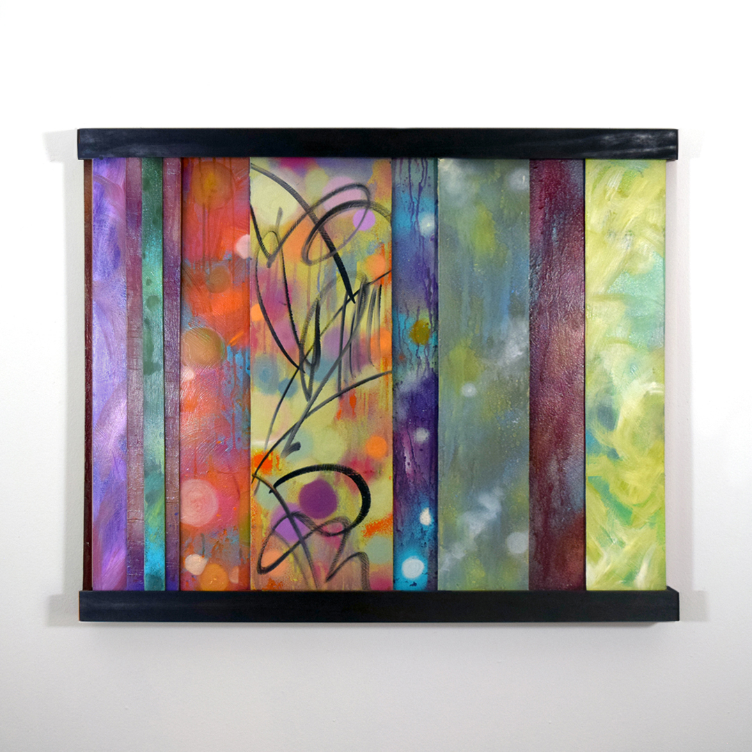 Desert Rose interactive fine art by Trisha Selgrath — rearrangeable wall art composition 2