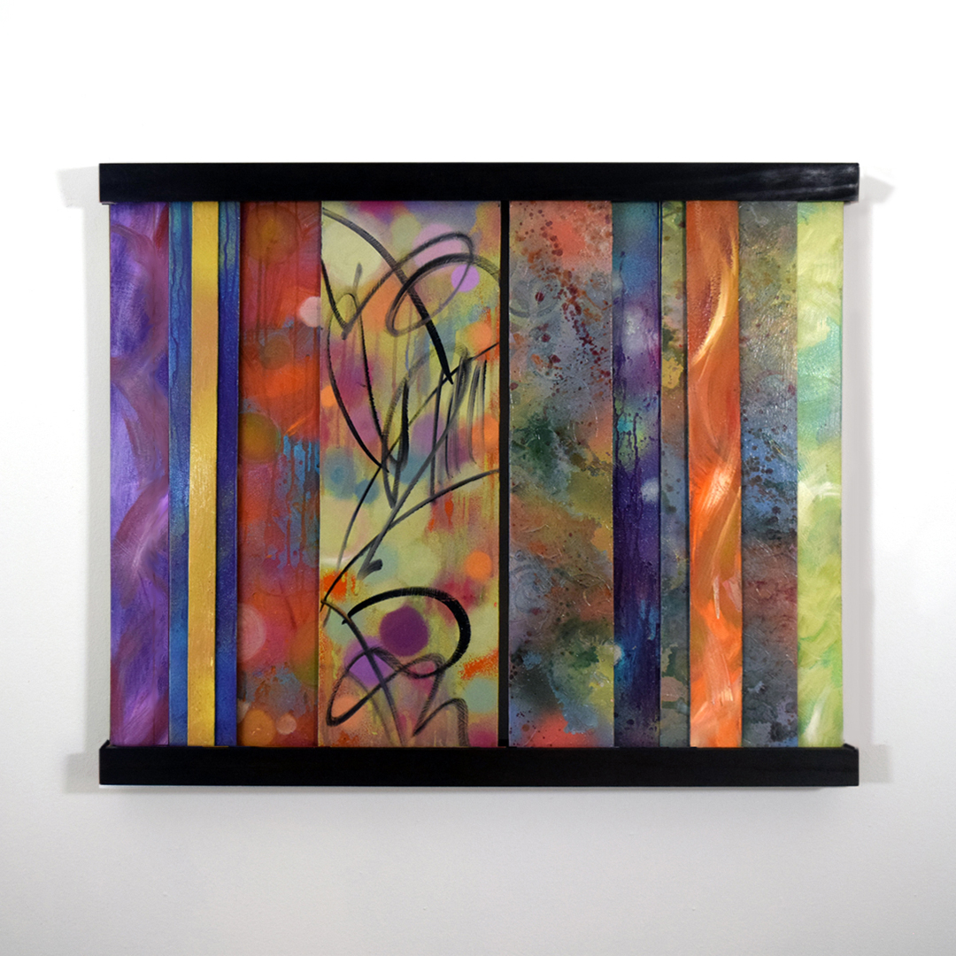 Desert Rose interactive fine art by Trisha Selgrath — rearrangeable wall art composition 3