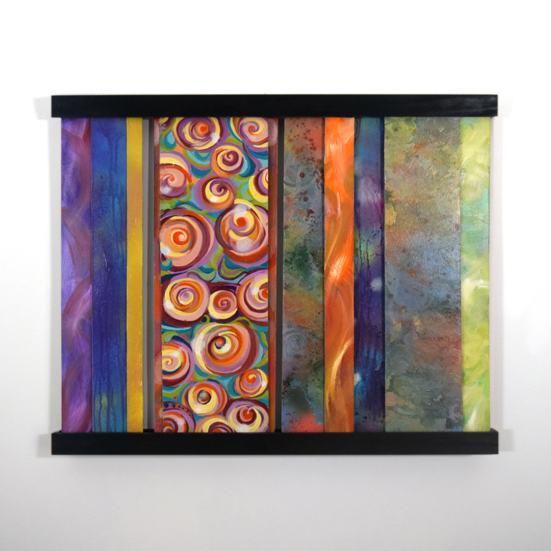 Desert Rose interactive fine art by Trisha Selgrath — rearrangeable wall art composition 4