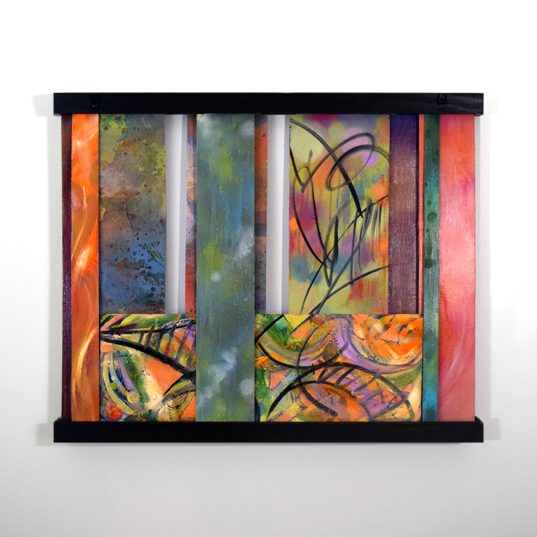 Desert Rose interactive fine art by Trisha Selgrath — rearrangeable wall art composition 5