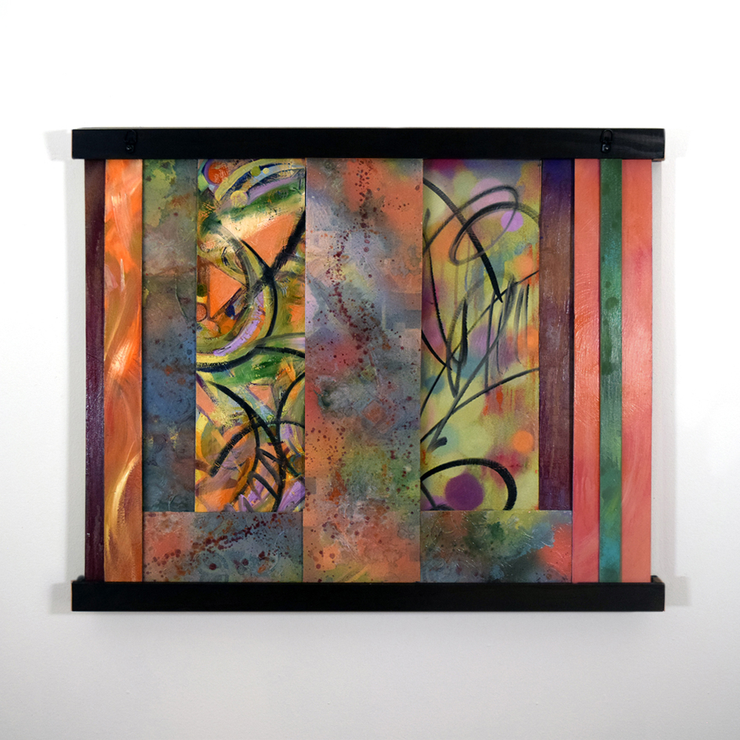 Desert Rose interactive fine art by Trisha Selgrath — rearrangeable wall art composition 6