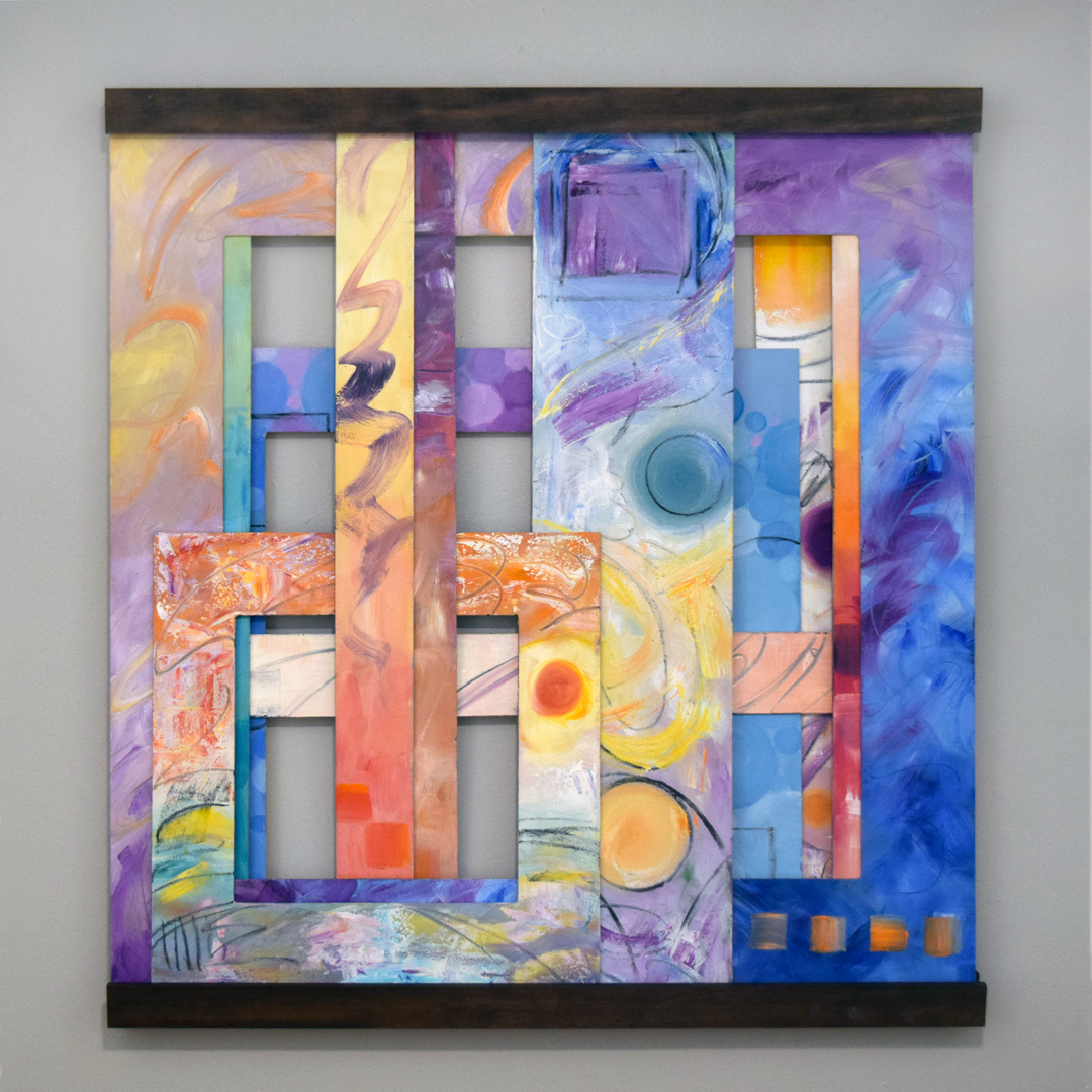 Sun and Moon interactive fine art by Trisha Selgrath — rearrangeable wall art composition 5