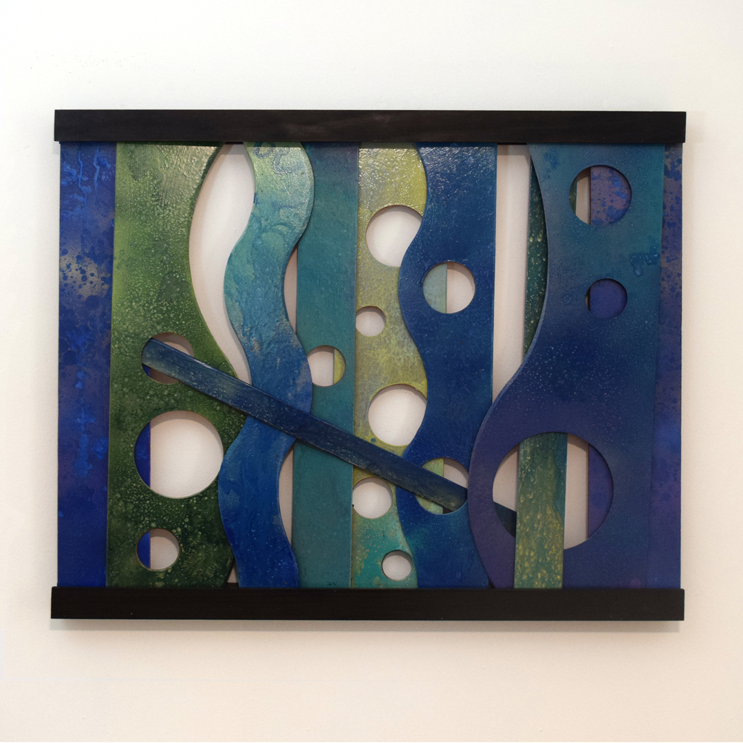 Pele and the Sea interactive fine art by Trisha Selgrath — rearrangeable wall art composition E