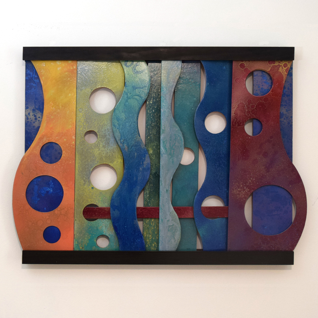 Pele and the Sea interactive fine art by Trisha Selgrath — rearrangeable wall art composition G