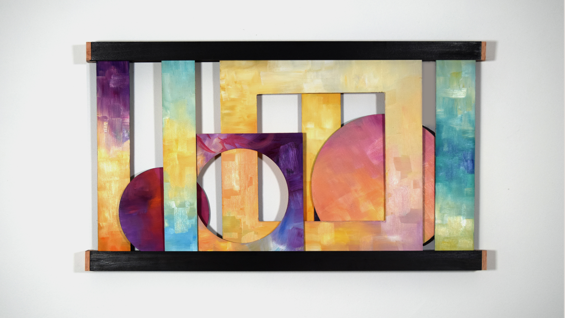 Rio Carnival interactive fine art by Trisha Selgrath — rearrangeable wall art composition C